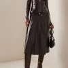 Nimue Pleated Leather Midi Skirt 2 Nimue Pleated Leather Midi Skirt -Lady Fashion Store 16arlington brown nimue midi skirt