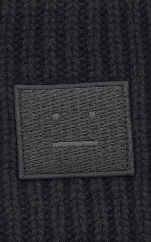 Acne Studios Pansy N Face Appliquéd Wool Beanie 5 Acne Studios Pansy N Face Appliquéd Wool Beanie - Image 3
