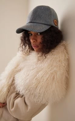 Acne Studios Carliy Denim Baseball Cap