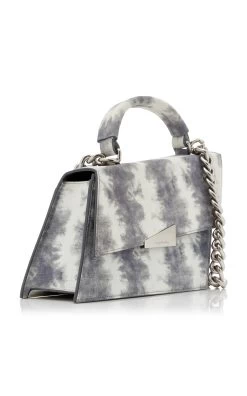 Acne Studios Distortion Tie-Dyed Suede Bag -Lady Fashion Store acne studios blue fn wn bags000284 2