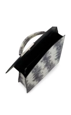 Acne Studios Distortion Tie-Dyed Suede Bag -Lady Fashion Store acne studios blue fn wn bags000284 4