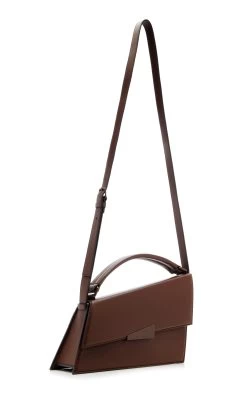 Acne Studios Distortion Leather Bag -Lady Fashion Store acne studios brown distortion regular 3