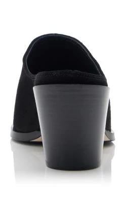 Astrid Suede Mules 8 Astrid Suede Mules -Lady Fashion Store aeyde black astrid cow suede leather black 2