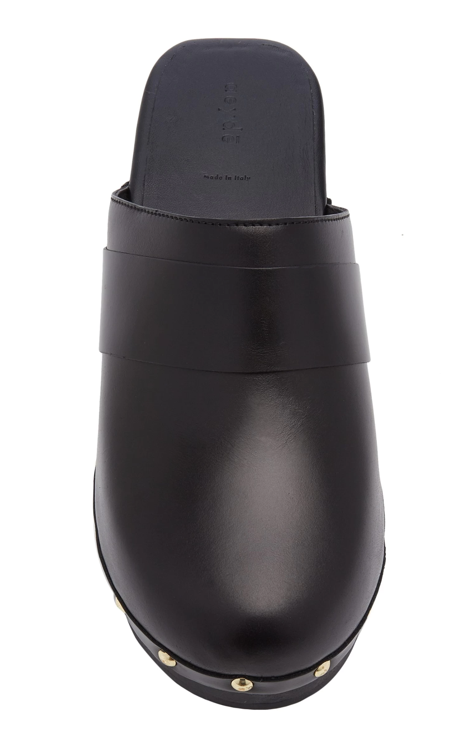 Bibi Studded Leather Clogs 4 Bibi Studded Leather Clogs - Image 2