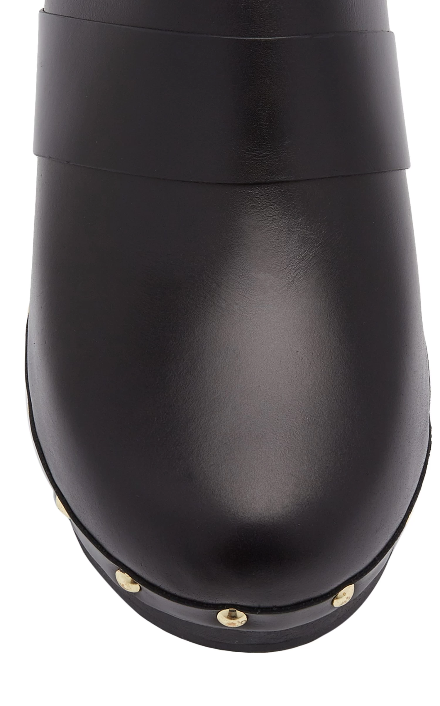 Bibi Studded Leather Clogs 7 Bibi Studded Leather Clogs - Image 5