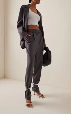 Roda Laminated Metallic Leather Sandals