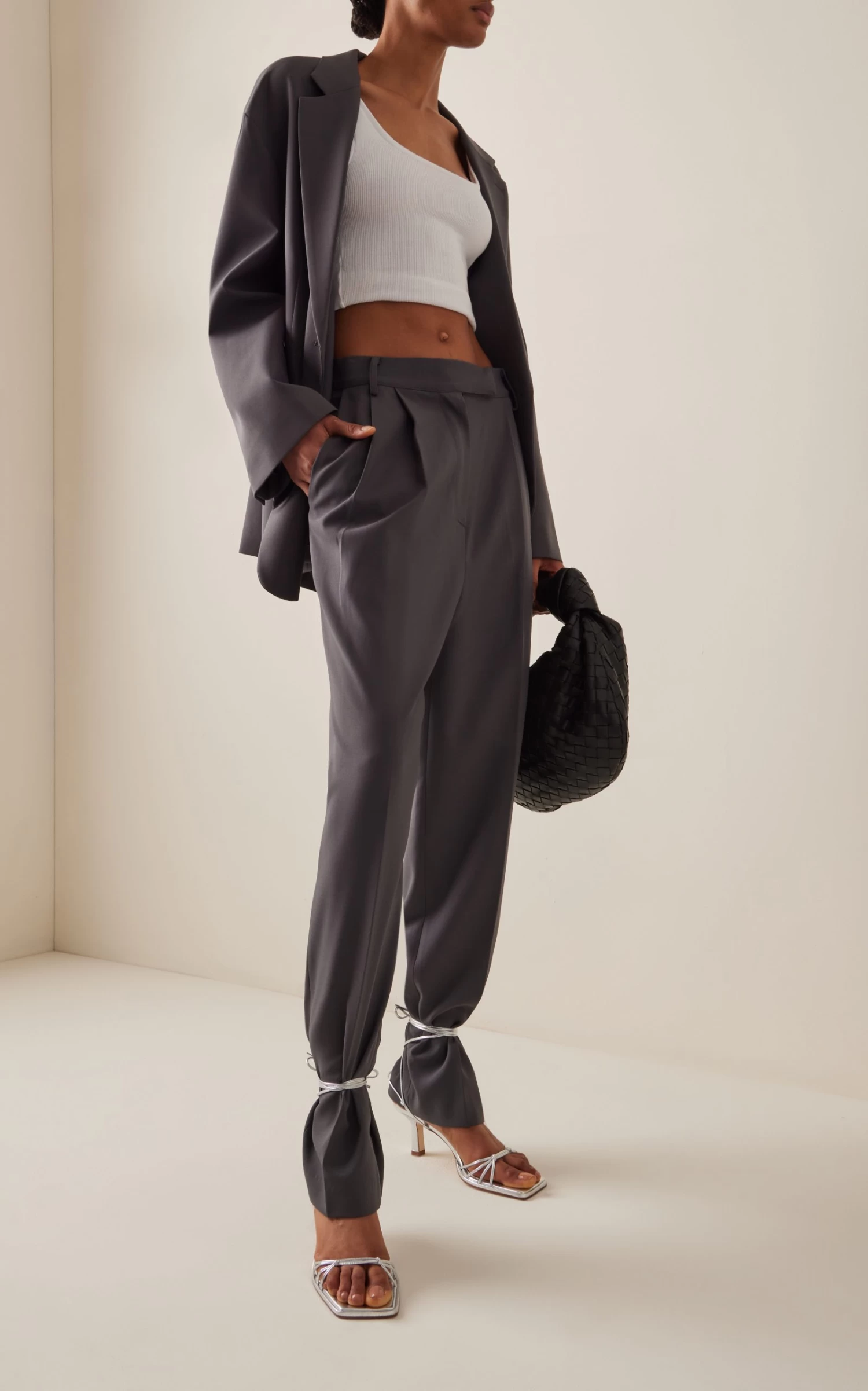 Roda Laminated Metallic Leather Sandals 3 Roda Laminated Metallic Leather Sandals