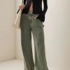 AGOLDE Magda Organic Cotton Carpenter Pants -Lady Fashion Store agolde green magda carpenter pant