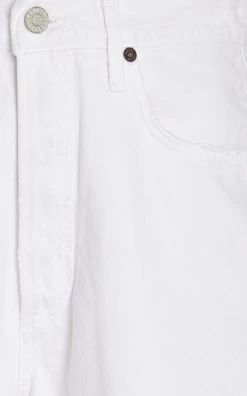 AGOLDE 90s Pinch High-Rise Straight-Leg Jeans -Lady Fashion Store agolde white 90 s pinch waist 3