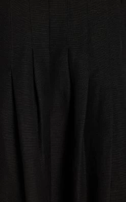 Neo Pleated Halter Jumpsuit -Lady Fashion Store aje black neo pleated halter jumpsuit 10