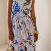 Abbey Twisted Floral Midi Dress 2 Abbey Twisted Floral Midi Dress -Lady Fashion Store aje floral abbey twisted midi dress