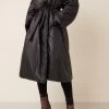 ALAIA Belted Padded Nylon Coat