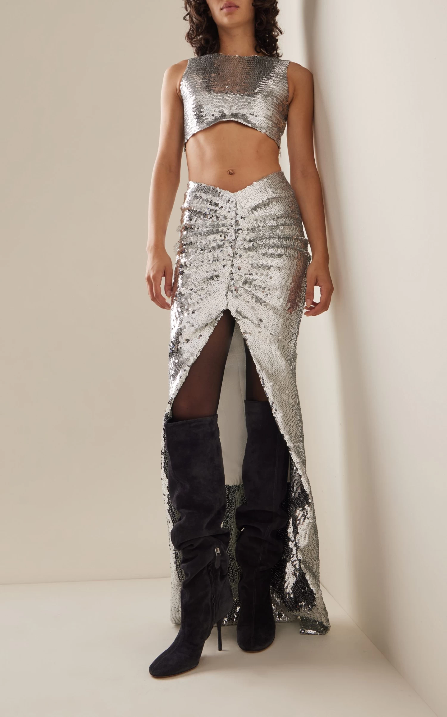 ALAIA Fluide Suede Knee-High Boots 5 ALAIA Fluide Suede Knee-High Boots - Image 3