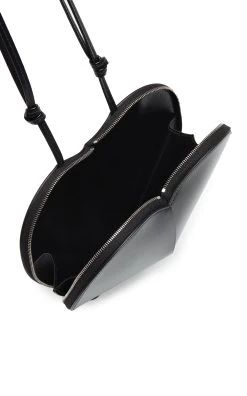 ALAIA Le Coeur Leather Crossbody Bag -Lady Fashion Store alaia black le coeur leather crossbody bag 4