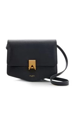 ALAIA Le Papa Leather Shoulder Bag 10 ALAIA Le Papa Leather Shoulder Bag -Lady Fashion Store alaia black le papa leather shoulder bag 2