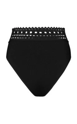 ALAIA Vienne Cheeky Knit Shorts -Lady Fashion Store alaia black vienne culotte 3