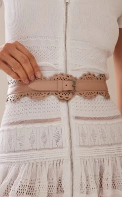 ALAIA Bustier Leather Belt 6 ALAIA Bustier Leather Belt -Lady Fashion Store alaia neutral bustier leather belt 1