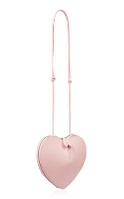 ALAIA Le Coeur Leather Crossbody Bag -Lady Fashion Store alaia pink le coeur 2