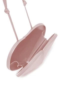 ALAIA Le Coeur Leather Crossbody Bag -Lady Fashion Store alaia pink le coeur 3