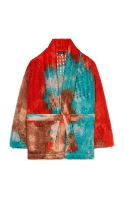 Alanui California Dreamin Wool Cardigan -Lady Fashion Store alanui multi california dreamin net cardigan 3