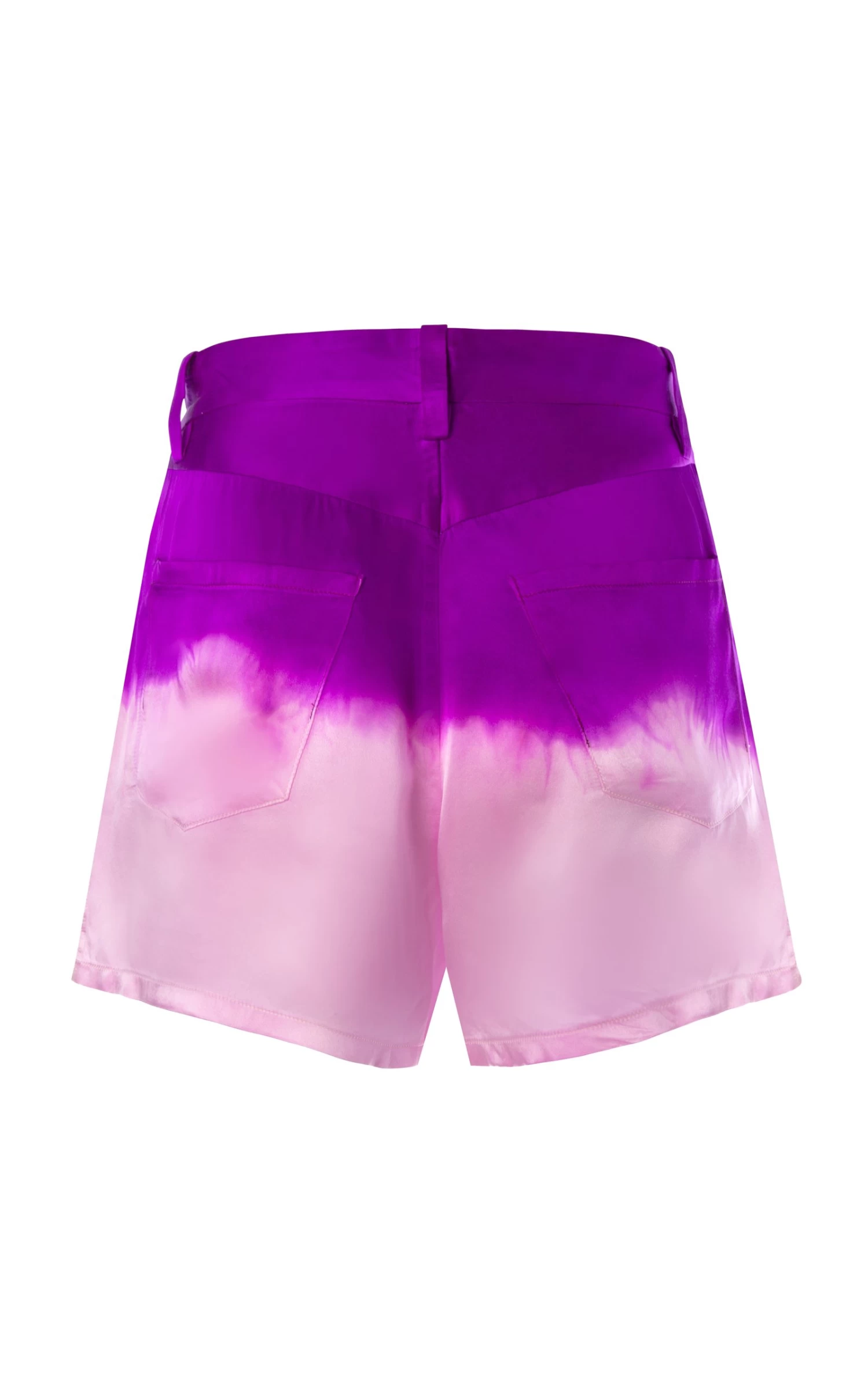 Dip-Dyed Silk Mini Shorts 7 Dip-Dyed Silk Mini Shorts - Image 5