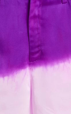 Dip-Dyed Silk Mini Shorts 13 Dip-Dyed Silk Mini Shorts -Lady Fashion Store alejandra alonso rojas purple shorts 2 5