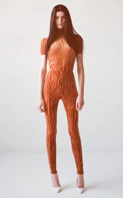 BENTON Burnout Turtleneck Catsuit