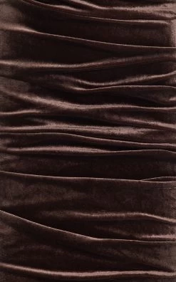 Layne Off-The-Shoulder Velvet Midi Dress -Lady Fashion Store alex perry brown layne velvet midi wrap dress 5