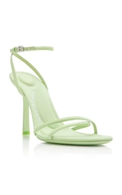 ALEXANDER WANG Dahlia Leather Sandals 8 ALEXANDER WANG Dahlia Leather Sandals -Lady Fashion Store alexander wang green dahlia leather sandals 3