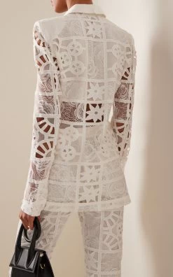 Harlie Lace Blazer 12 Harlie Lace Blazer -Lady Fashion Store alexis white harlie lace blazer 3