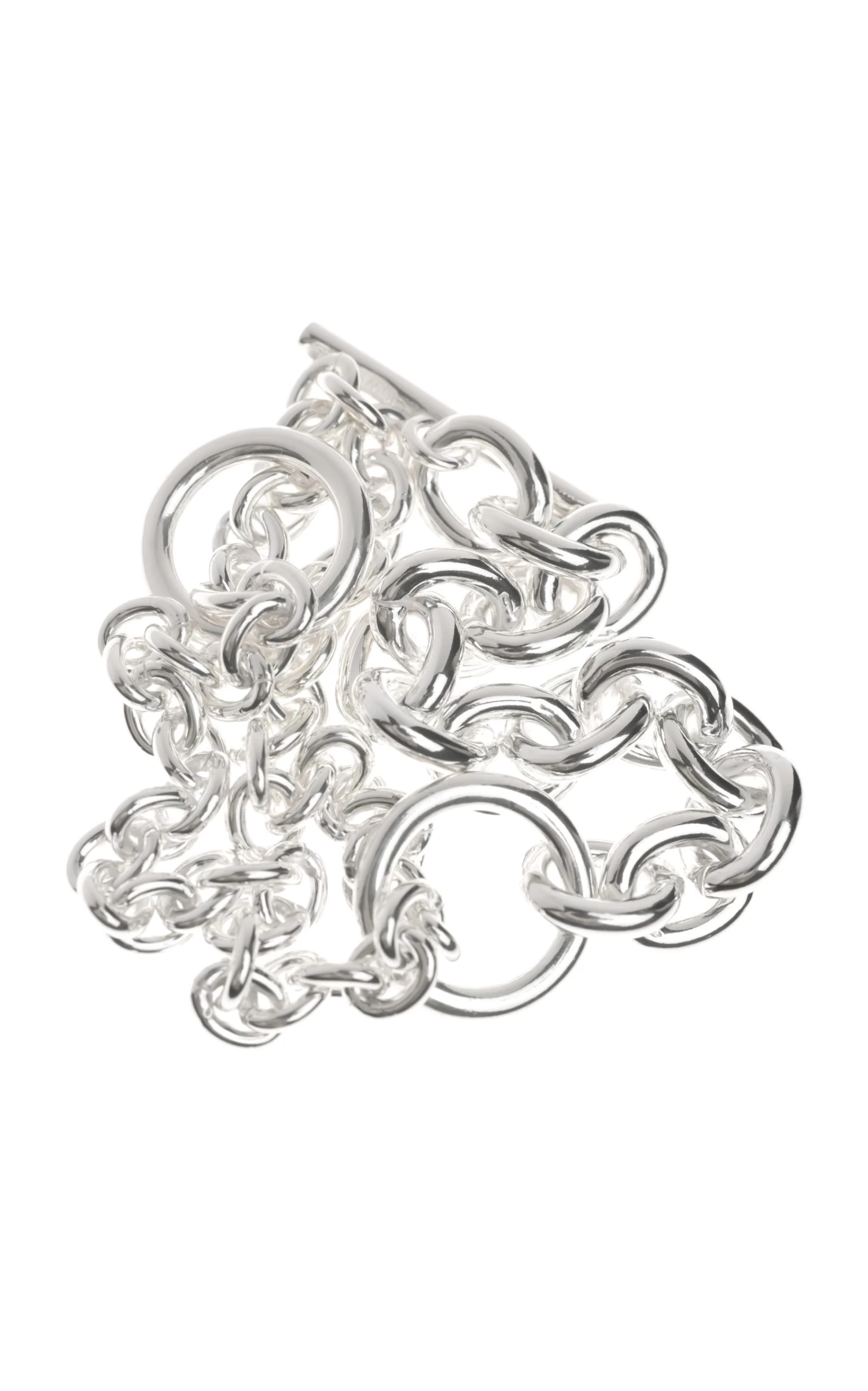 Double Sterling Silver Thick Bracelet 6 Double Sterling Silver Thick Bracelet - Image 4