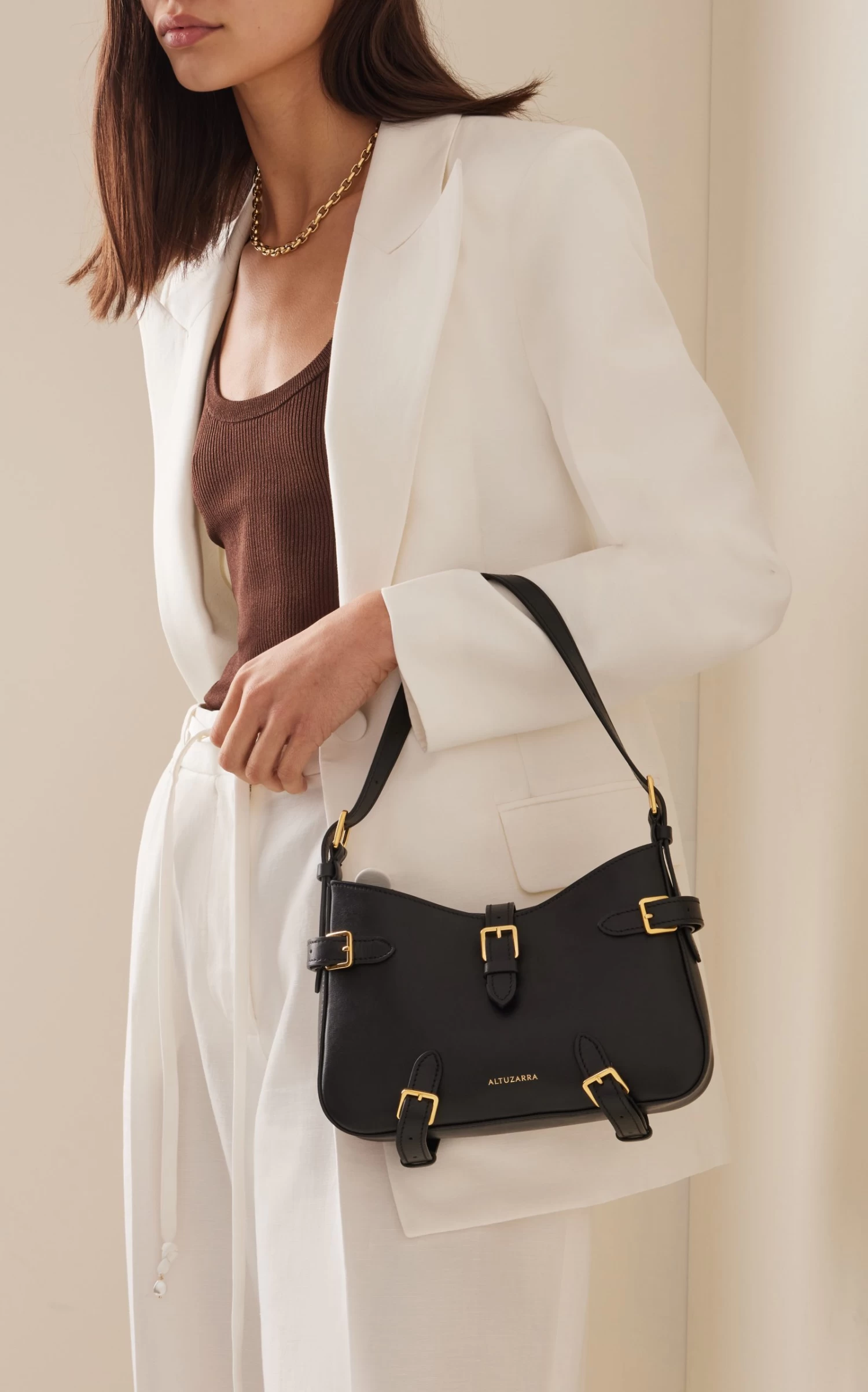 Play Small Leather Baguette Bag 4 Play Small Leather Baguette Bag - Image 2