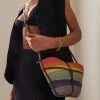 Watermill Leather-Trimmed Raffia Crossbody Bag -Lady Fashion Store altuzarra multi watermill crosbody