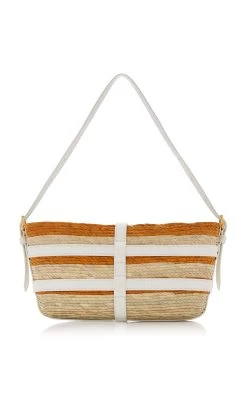 Watermill Palm Baguette Bag 10 Watermill Palm Baguette Bag -Lady Fashion Store altuzarra orange watermill baguette 2