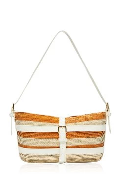 Watermill Palm Baguette Bag 13 Watermill Palm Baguette Bag -Lady Fashion Store altuzarra orange watermill baguette 5