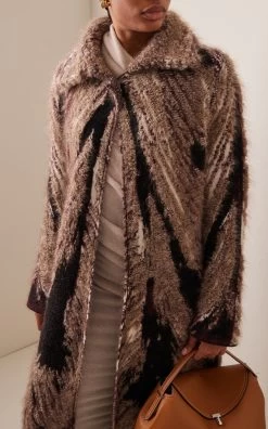 Herophile Mohair-Blend Coat -Lady Fashion Store altuzarra print herophile coat 1