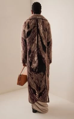 Herophile Mohair-Blend Coat -Lady Fashion Store altuzarra print herophile coat 2