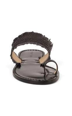 Shela Braided Leather Sandals -Lady Fashion Store amanu inc black style 6 shela 2 2