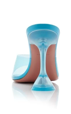 Amina Muaddi Lupita PVC Sandals 8 Amina Muaddi Lupita PVC Sandals -Lady Fashion Store amina muaddi blue lupita glass slipper 2 2