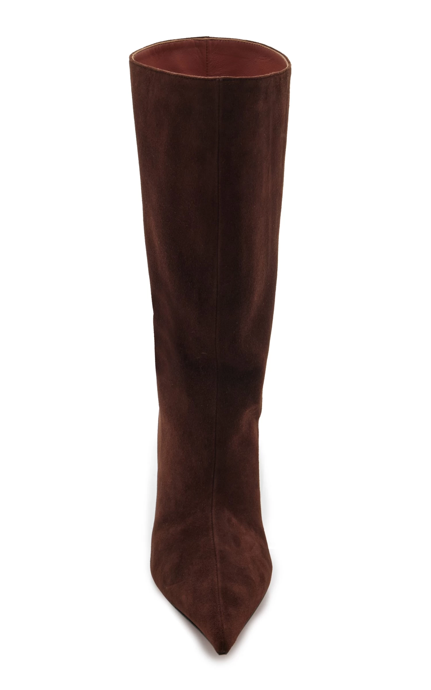 Amina Muaddi Fiona Suede Ankle Boots 4 Amina Muaddi Fiona Suede Ankle Boots - Image 2