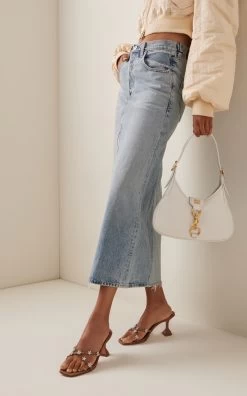 Amina Muaddi Lily Canvas Sandals