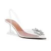 Amina Muaddi Begum PVC Slingback Pumps -Lady Fashion Store amina muaddi clear begum pvc slingback pumps 3