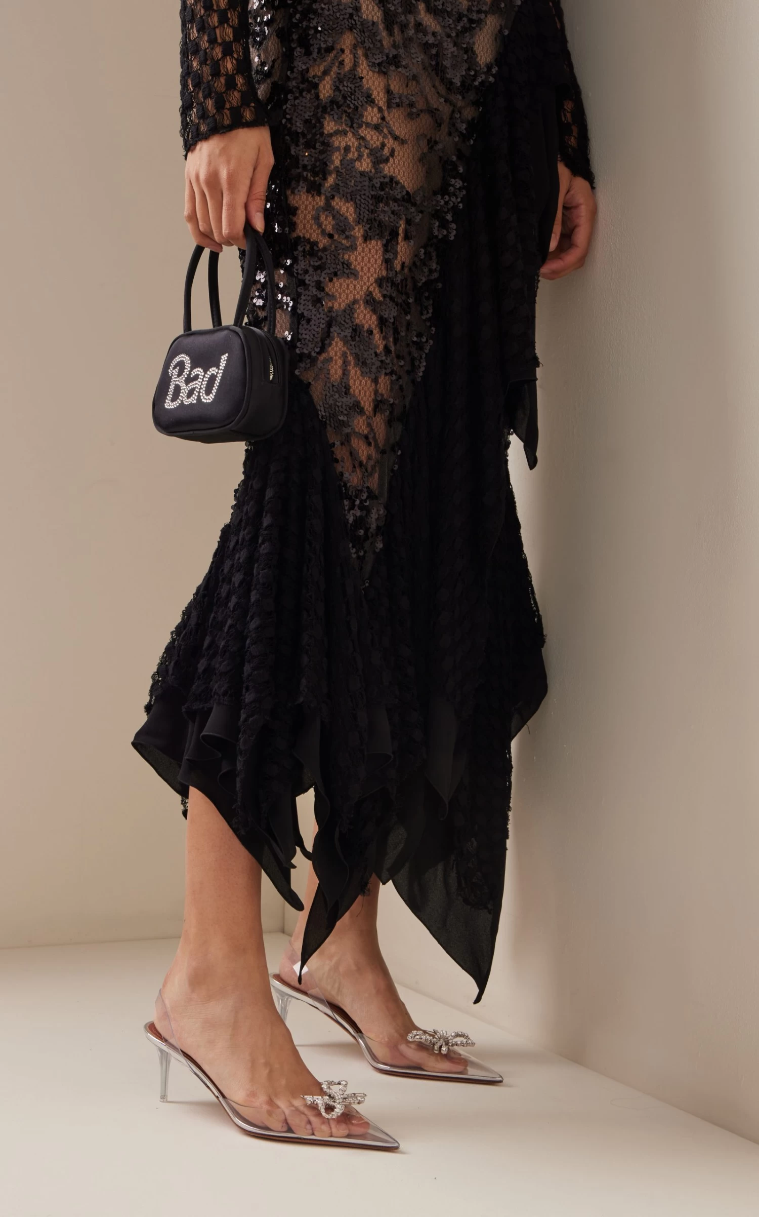 Amina Muaddi Rosie PVC Slingback Pumps 4 Amina Muaddi Rosie PVC Slingback Pumps - Image 2