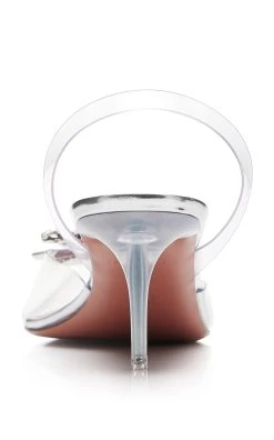 Amina Muaddi Rosie PVC Slingback Pumps 10 Amina Muaddi Rosie PVC Slingback Pumps -Lady Fashion Store amina muaddi clear rosie glass sling 60 3
