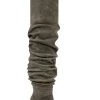 Amina Muaddi Exclusive Jahleel Leather Thigh-High Boots -Lady Fashion Store amina muaddi grey jahleel leather thigh high boots