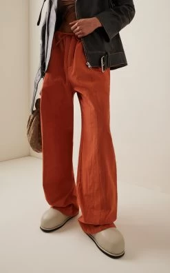 Amina Muaddi Heidi Shearling-Lined Leather Boots