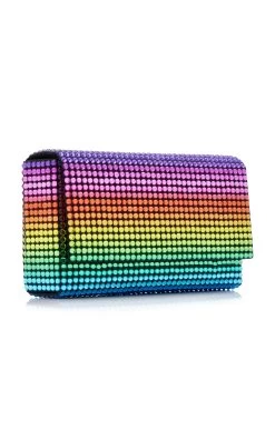 Amina Muaddi Super Amini Paloma Satin Clutch 11 Amina Muaddi Super Amini Paloma Satin Clutch -Lady Fashion Store amina muaddi multi super amini paloma satin clutch 3