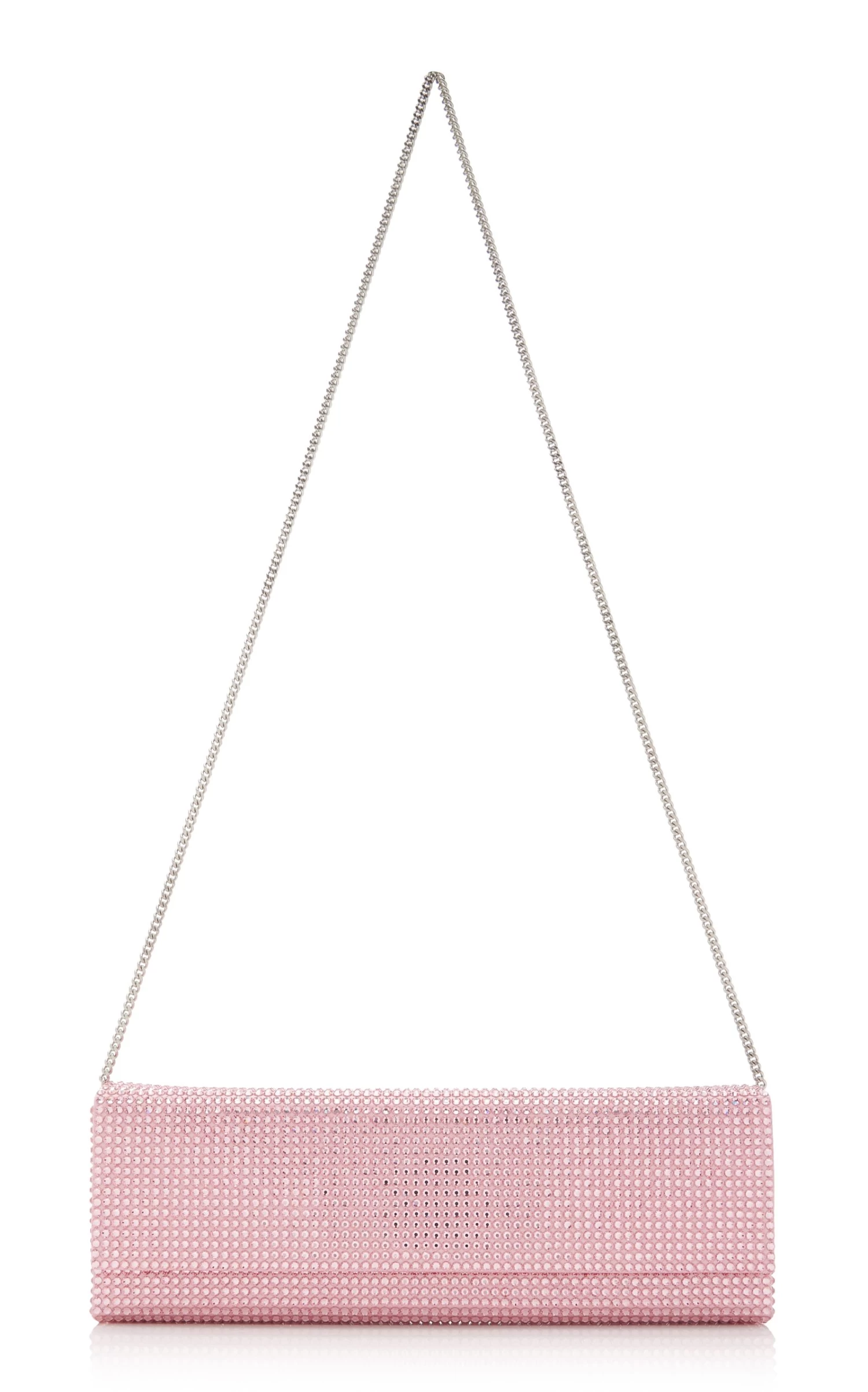 Amina Muaddi Paloma Crystal-Embellished Satin Clutch 4 Amina Muaddi Paloma Crystal-Embellished Satin Clutch - Image 2