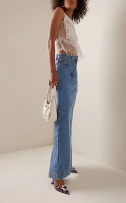 Amina Muaddi Begum PVC Slingback Pumps