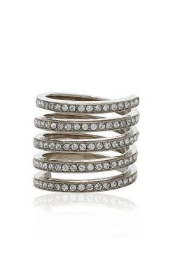Amina Muaddi Vittoria Crystal-Embellished Silver-Tone Ring 8 Amina Muaddi Vittoria Crystal-Embellished Silver-Tone Ring -Lady Fashion Store amina muaddi silver vittoria ring 2